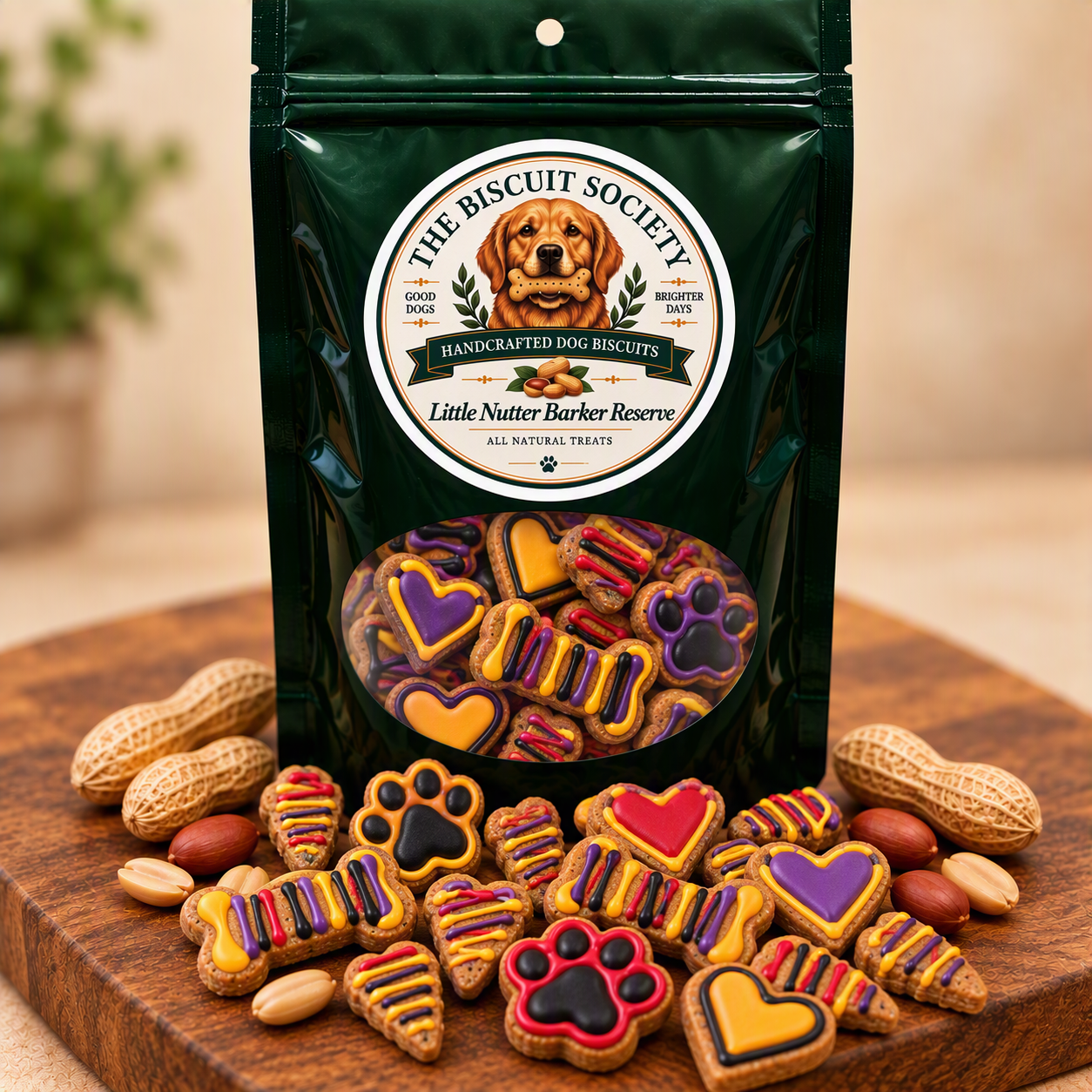 Little Nutter Barker Reserve — Little Reserve Collection handcrafted coated dog biscuits
